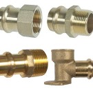 Image of Brass Press Adapter Fittings - Lead Free